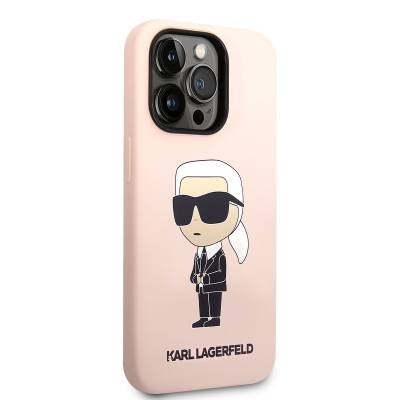 Apple iPhone 14 Pro Case Karl Lagerfeld Silicone Karl Design Cover - 8