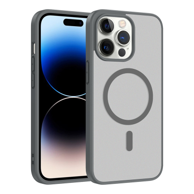 Apple iPhone 14 Pro Case M-safe Charging Feature Zore Ballet Flat Cover - 4