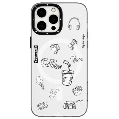 Apple iPhone 14 Pro Case Magsafe Charging Featured Patterned Youngkit Plaything Series Cover - 8