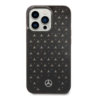 Apple iPhone 14 Pro Case Mercedes Benz Transparent Star Design Cover - 3