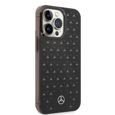 Apple iPhone 14 Pro Case Mercedes Benz Transparent Star Design Cover - 4