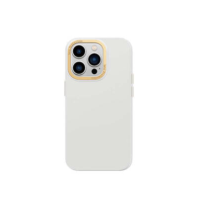 Apple iPhone 14 Pro Case Metal Camera Frame Recci Glaze Series Cover - 2