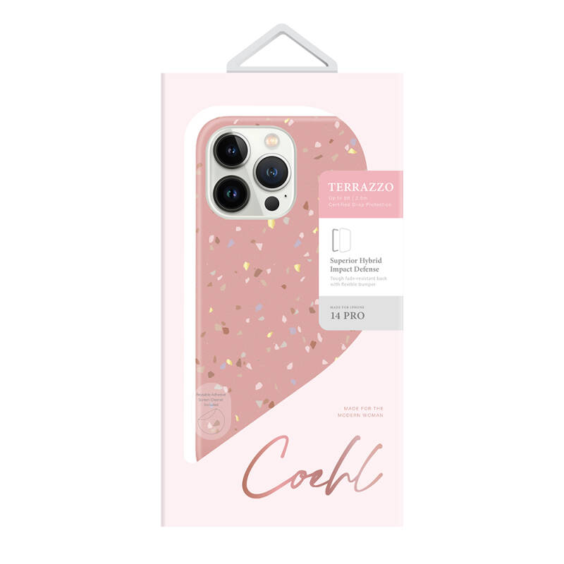 Apple iPhone 14 Pro Case Mosaic Patterned Coehl Terrazzo Cover - 5