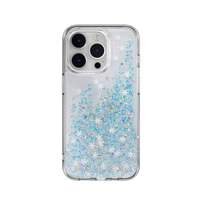 Apple iPhone 14 Pro Case Shining Silvery Transparent Licensed Switcheasy Starfield Cover - 2