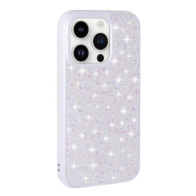 Apple iPhone 14 Pro Case Shiny Stone Design Zore Diamond Cover - 16
