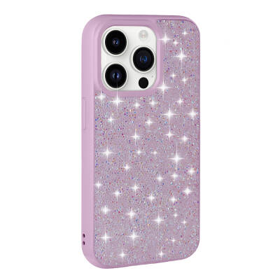 Apple iPhone 14 Pro Case Shiny Stone Design Zore Diamond Cover - 14