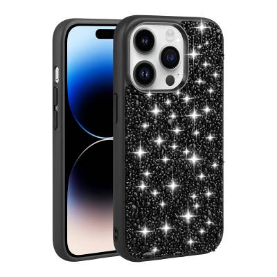 Apple iPhone 14 Pro Case Shiny Stone Design Zore Linea Cover - 7
