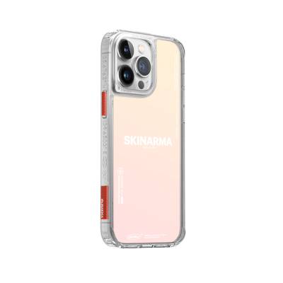 Apple iPhone 14 Pro Case SkinArma Transparent Airbag Design Neck Strap Kiru Cover - 3