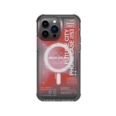 Apple iPhone 14 Pro Case SkinArma Transparent Airbag Design Shorai Cover with Magsafe Charge - 9