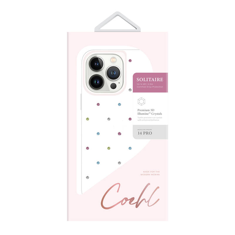 Apple iPhone 14 Pro Case Solitaire Patterned Coehl Solitaire Cover - 3