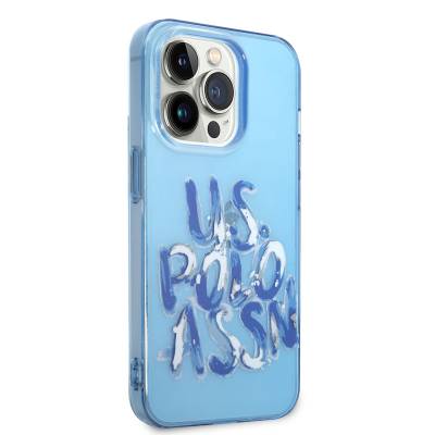 Apple iPhone 14 Pro Case U.S. POLO ASSN. Colorful Graffiti Printed Design Cover - 8