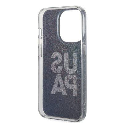 Apple iPhone 14 Pro Case U.S. POLO ASSN. Glittery Shiny Alphabet Design Cover - 2