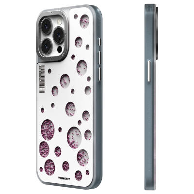 Apple iPhone 14 Pro Case Youngkit Quicksand Beads Series Cover Magsafe Charging Feature - 2