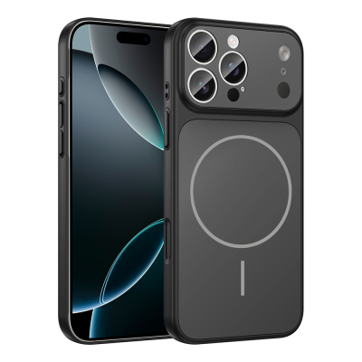 Apple iPhone 14 Pro Case Zore M-Safe Charging Camera Protection Formen Cover - 1