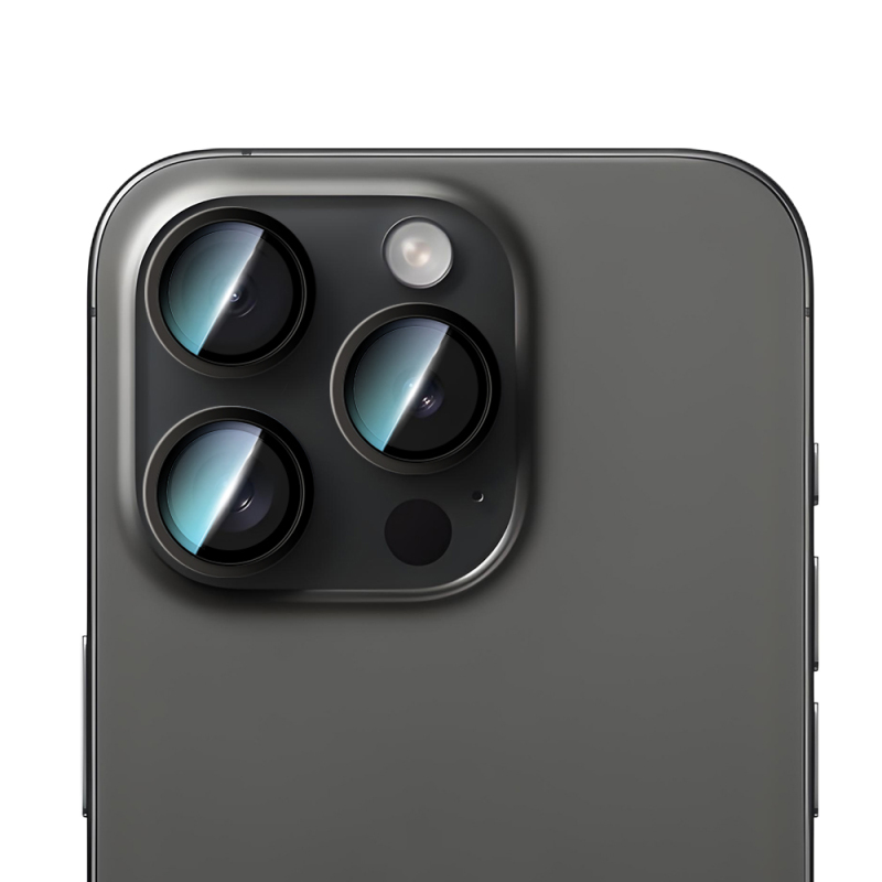 Apple iPhone 14 Pro CaseWorld Alloy Series Oleophobic Anti-Reflective Camera Lens Protector - 6