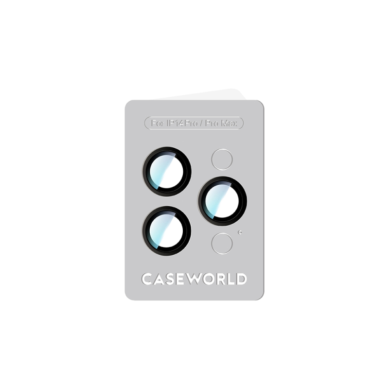 Apple iPhone 14 Pro CaseWorld Alloy Serisi Oleofobik Anti Reflective Kamera Lens Koruyucu - 8