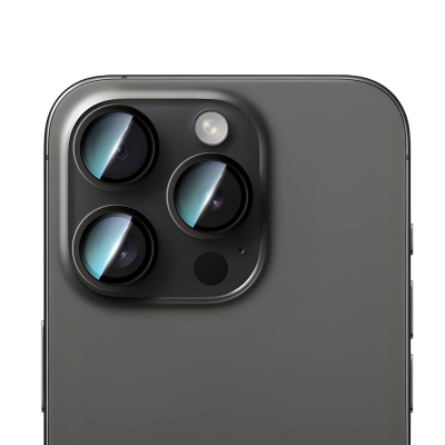 Apple iPhone 14 Pro CaseWorld Alloy Serisi Oleofobik Anti Reflective Kamera Lens Koruyucu - 6
