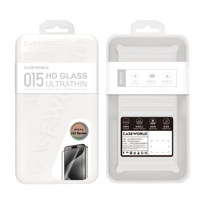 Apple iPhone 14 Pro CaseWorld Ultra-Thin Series 0.15mm HD Glass Screen Protector - 6