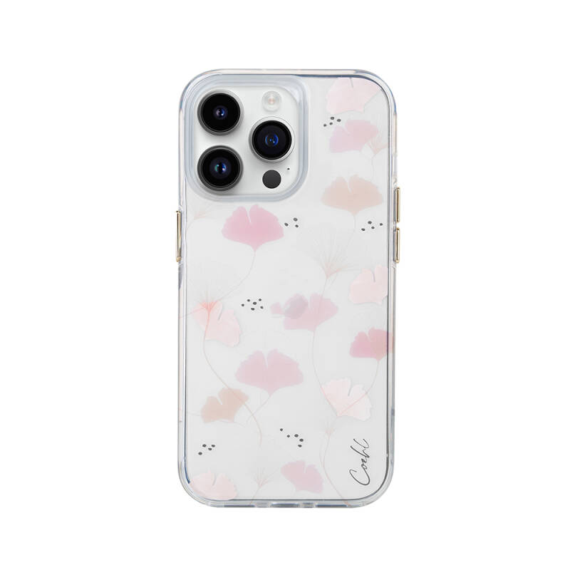 Apple iPhone 14 Pro Kılıf Çayır Çiçeği Desenli Coehl Meadow Kapak - 2
