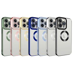 Apple iPhone 14 Pro Kılıf Kamera Korumalı Logo Gösteren Zore Omega Kapak - 2
