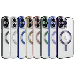 Apple iPhone 14 Pro Kılıf Kamera Korumalı Magsafe Wireless Şarj Özellikli Zore Demre Kapak - 2