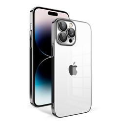Apple iPhone 14 Pro Kılıf Kamera Korumalı Renkli Çerçeveli Zore Garaj Kapak - 3