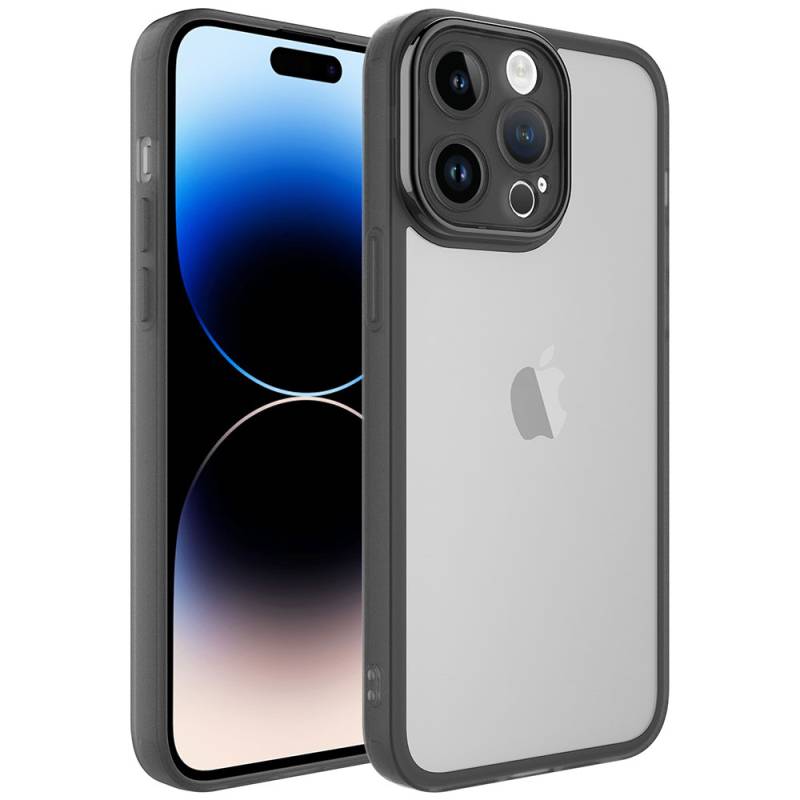 Apple iPhone 14 Pro Kılıf Kamera Korumalı Transparan Zore Post Kapak - 7