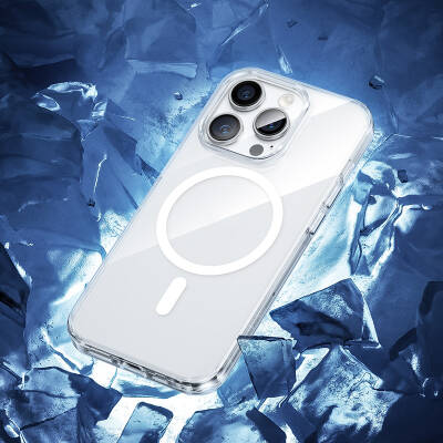 Apple iPhone 14 Pro Kılıf Magsafe Şarj Özellikli Benks 1.8mm Ultra İnce Şeffaf Kapak - 3