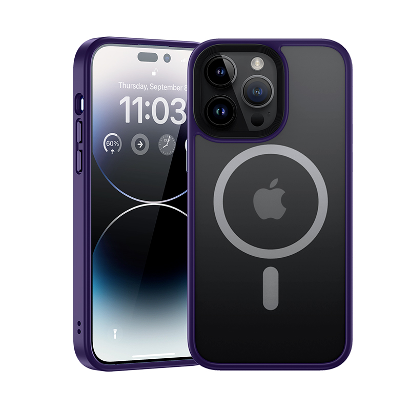 Apple iPhone 14 Pro Kılıf Magsafe Şarj Özellikli Benks Mist Hybrid Kapak - 8