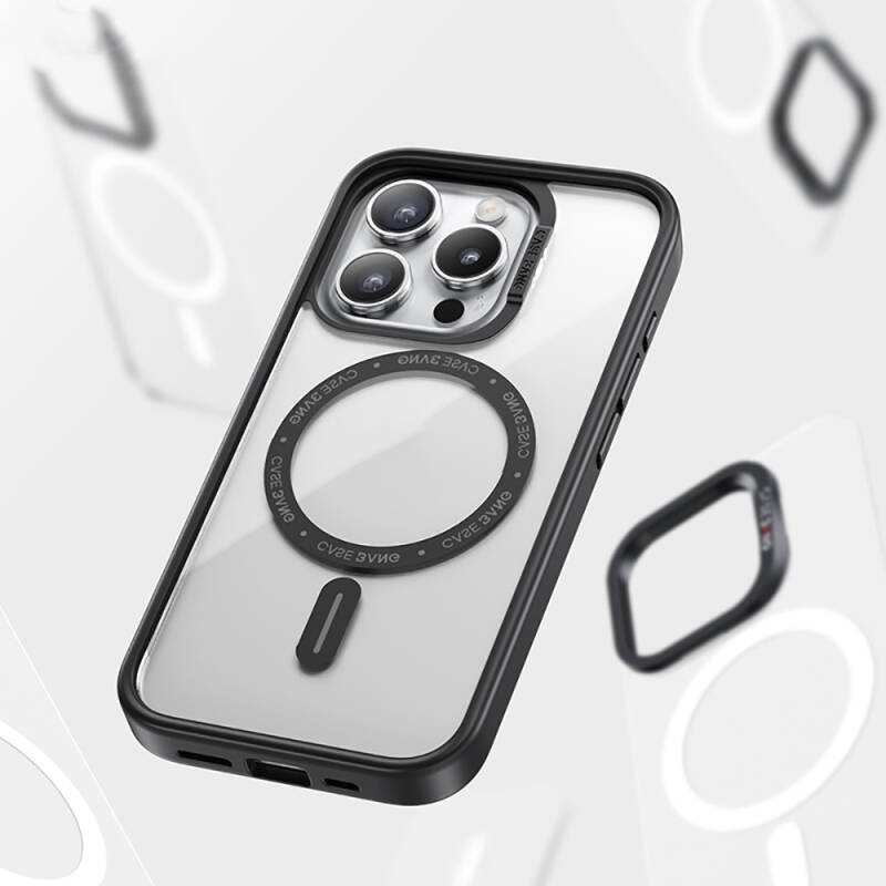 Apple iPhone 14 Pro Kılıf Magsafe Şarj Özellikli Casebang Body Frame Kapak - 2