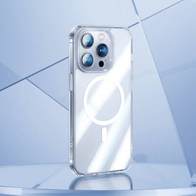 Apple iPhone 14 Pro Kılıf Magsafe Şarj Özellikli Kamera Korumalı Benks Corning Glass Serisi Kapak - 2