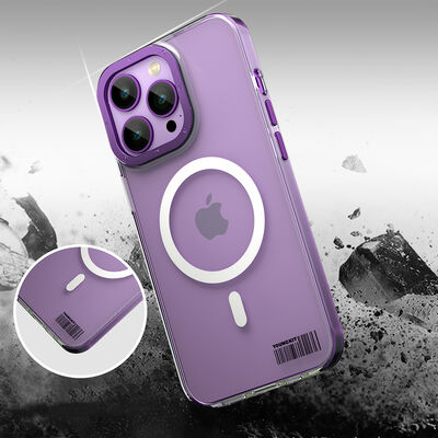 Apple iPhone 14 Pro Kılıf Magsafe Şarj Özellikli Youngkit Coloured Glaze Serisi Kapak - 5