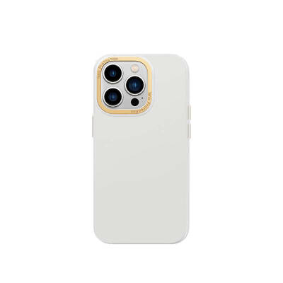 Apple iPhone 14 Pro Kılıf Metal Kamera Çerçeveli Recci Glaze Serisi Kapak - 2