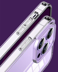 Apple iPhone 14 Pro Kılıf Şeffaf Airbag Tasarımlı ​​​​​Wiwu ZCC-108 Concise Serisi Kapak - 4