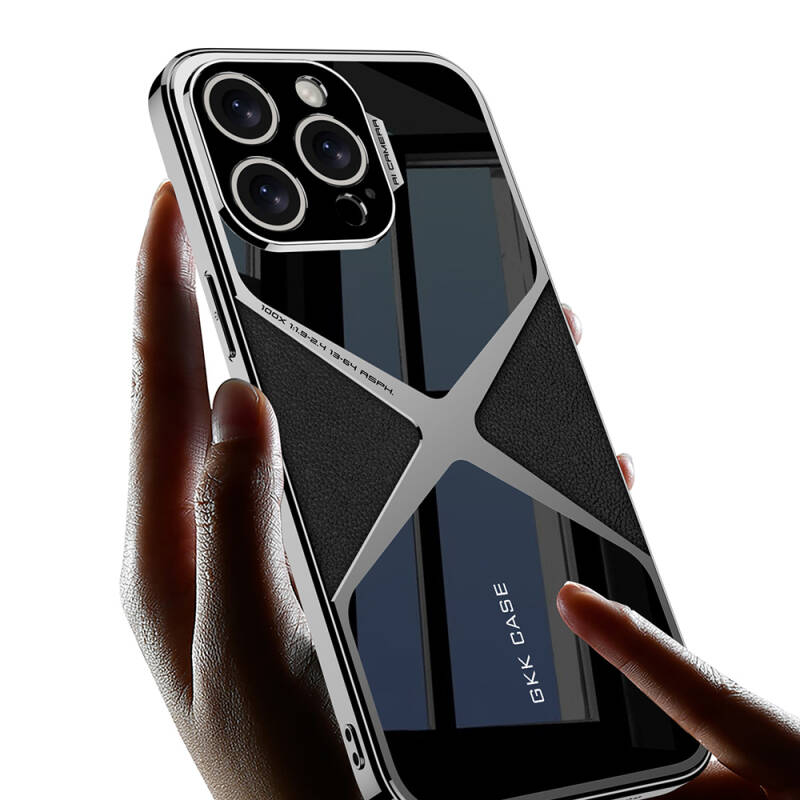 Apple iPhone 14 Pro Kılıf Ultra İnce Kamera Korumalı PC + Deri Arka Yüzey Zore X-Pro Kapak - 2