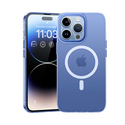 Apple iPhone 14 Pro Kılıf Wireless Şarj Destekli Benks Magnetik Haze Kapak - 1