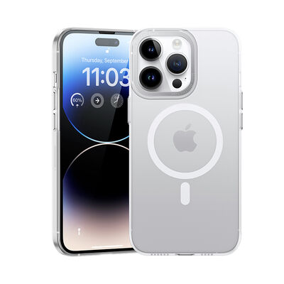 Apple iPhone 14 Pro Kılıf Wireless Şarj Destekli Benks Magnetik Haze Kapak - 8