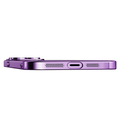 Apple iPhone 14 Pro Kılıf Wireless Şarj Özellikli Sert PC Zore Riksos Magsafe Kapak - 2