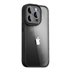Apple iPhone 14 Pro Kılıf ​​​​​Wiwu GCC-105 Lens Korumalı Renkli Kenar Arkası Şeffaf Multicolor Kapak - 4