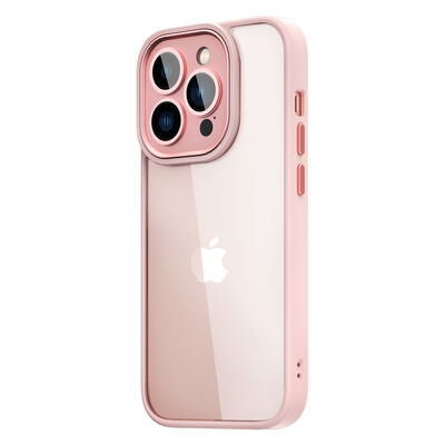 Apple iPhone 14 Pro Kılıf Wiwu VCC-104 Lens Korumalı Renkli Kenar Arkası Şeffaf Vivid Clear Kapak - 6