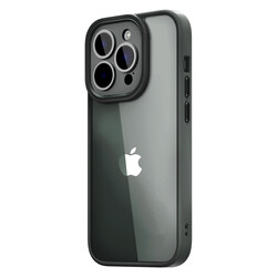 Apple iPhone 14 Pro Kılıf Wiwu VCC-104 Lens Korumalı Renkli Kenar Arkası Şeffaf Vivid Clear Kapak - 5