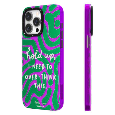 Apple iPhone 14 Pro Kılıf Yazı Desenli Youngkit Mindfulness Serisi Kapak - 2