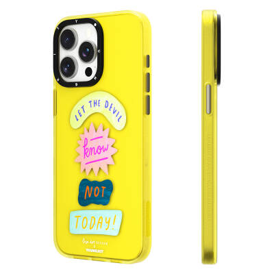 Apple iPhone 14 Pro Kılıf Yazı Desenli Youngkit Mindfulness Serisi Kapak - 3