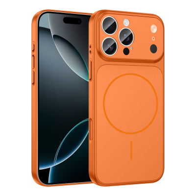 Apple iPhone 14 Pro Kılıf Zore M-Safe Şarj Özellikli Kamera Korumalı Formen Kapak - 5