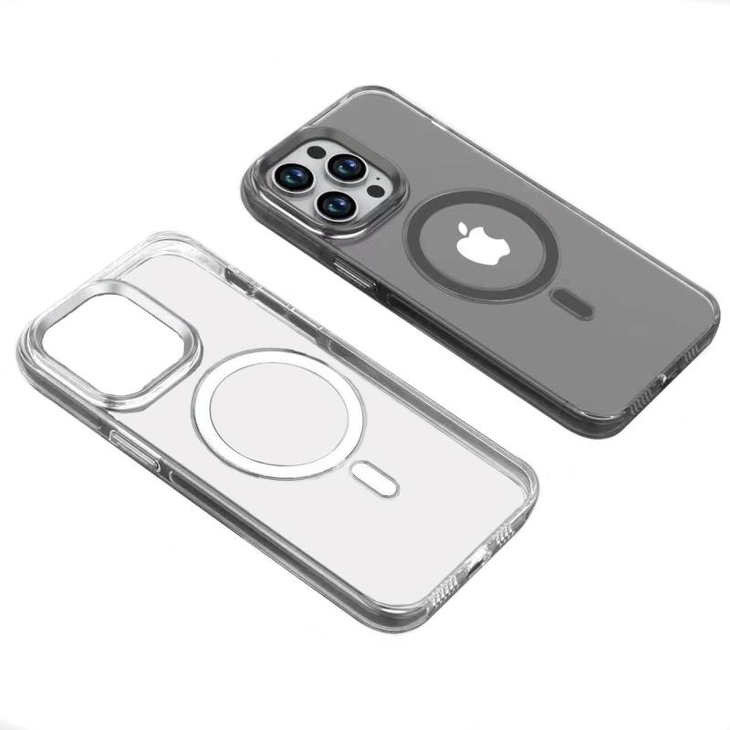 Apple iPhone 14 Pro Kılıf Zore Wireless Şarj Özellikli Şeffaf Efsane Kapak - 1