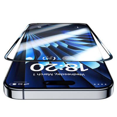 Apple iPhone 14 Pro Max Benks Glass Warrior Safir Coating Ekran Koruyucu + Kolay Uygulama Aparatlı - 3