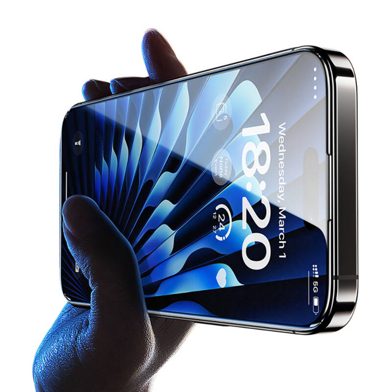 Apple iPhone 14 Pro Max Benks Glass Warrior Safir Coating Ekran Koruyucu + Kolay Uygulama Aparatlı - 6