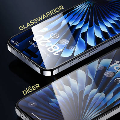 Apple iPhone 14 Pro Max Benks Glass Warrior Safir Coating Ekran Koruyucu + Kolay Uygulama Aparatlı - 12