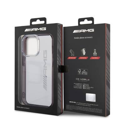 Apple iPhone 14 Pro Max Case AMG Transparent Black Frame Design Cover - 3