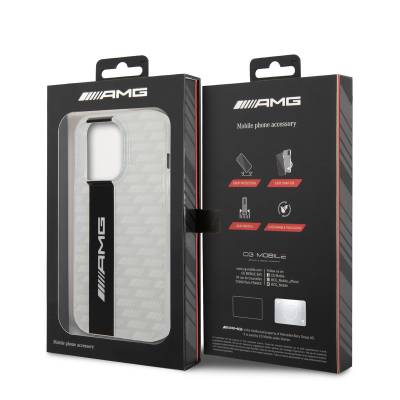 Apple iPhone 14 Pro Max Case AMG Transparent Double Layer Carbon Design II Cover - 3